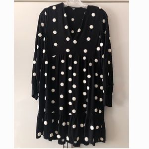 Zara polka dot dress